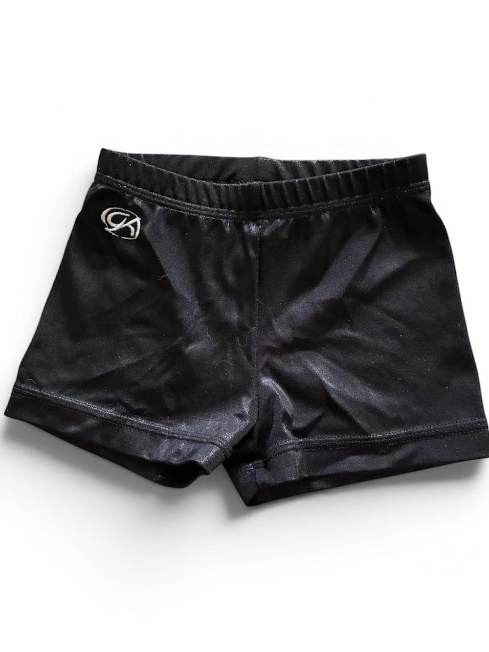 GK Adult Petite X-Small Black Mystique Workout Cheer Gymnastics Dance Shorts PXS